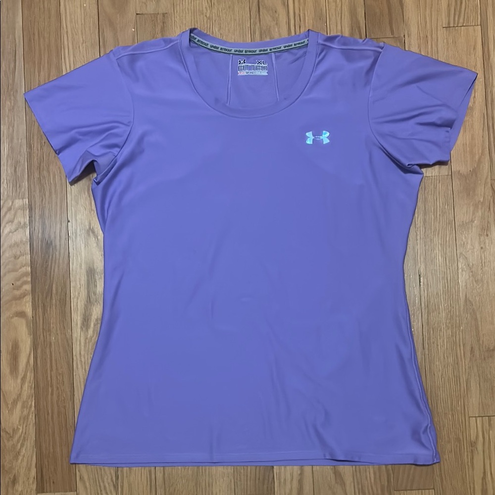 Under Armour Women's Lavender Short Sleeve Tech Tee